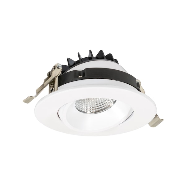 Jesco Downlight LED 4 Round Regressed Gimbal Recessed 12W 5CCT 90CRI WH RLF-4312-SW5-WH - main